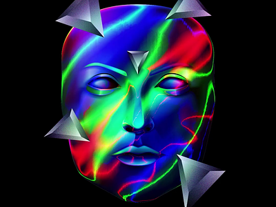 Chromatic Mask animation illustration mask motion graphics