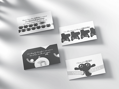 CARING notes - daily affirmations affirmations branding cards character design design graphic design illustration