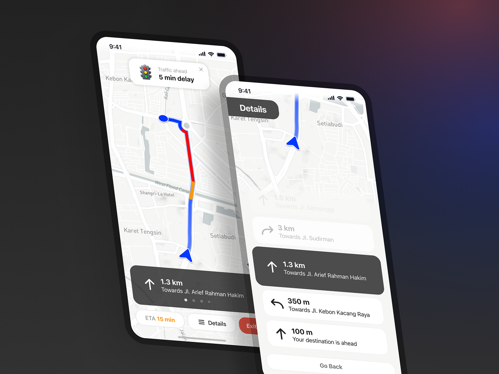 Mapsy : Real Time Traffic Updates by Farid Aqil Ariza (Ija) on Dribbble 