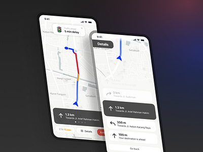 Mapsy : Real Time Traffic Updates app design maps mobile mobile app traffic ui ux