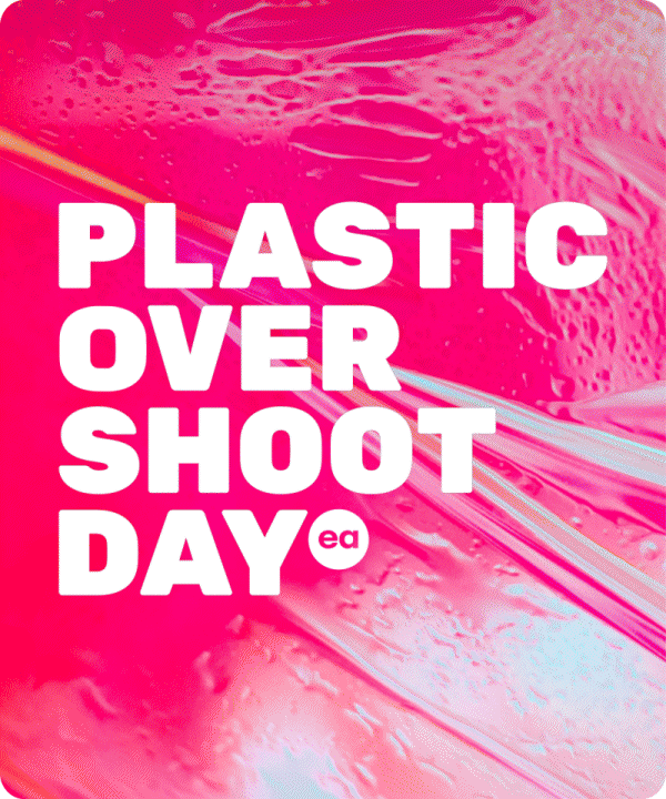 Plastic Overshoot Day branding design logo motion graphics