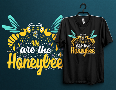 CUSTOM T-SHIRT DESIGN apparel bee beehive beekeeping beekepper bees branding clothing customtshirt design fashion flowers graphic design honey honeybee honeybees hoodie illustration macro nature
