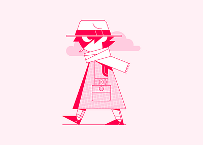 walking character design flat icon illustration illustrator logo ui vector waldek