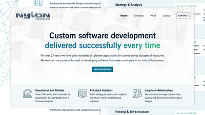 Nylon Technology Visual Design development hero homepage technology