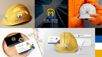 LOGO DESIGN FOR A CONSTRUCTION COMPANY. branding design graphic design illustration logo