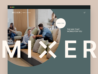 Mixer: Homepage agency branding caviar components design graphic design logo mixer motion graphics new noteworthy popular ui ux vector web web design website