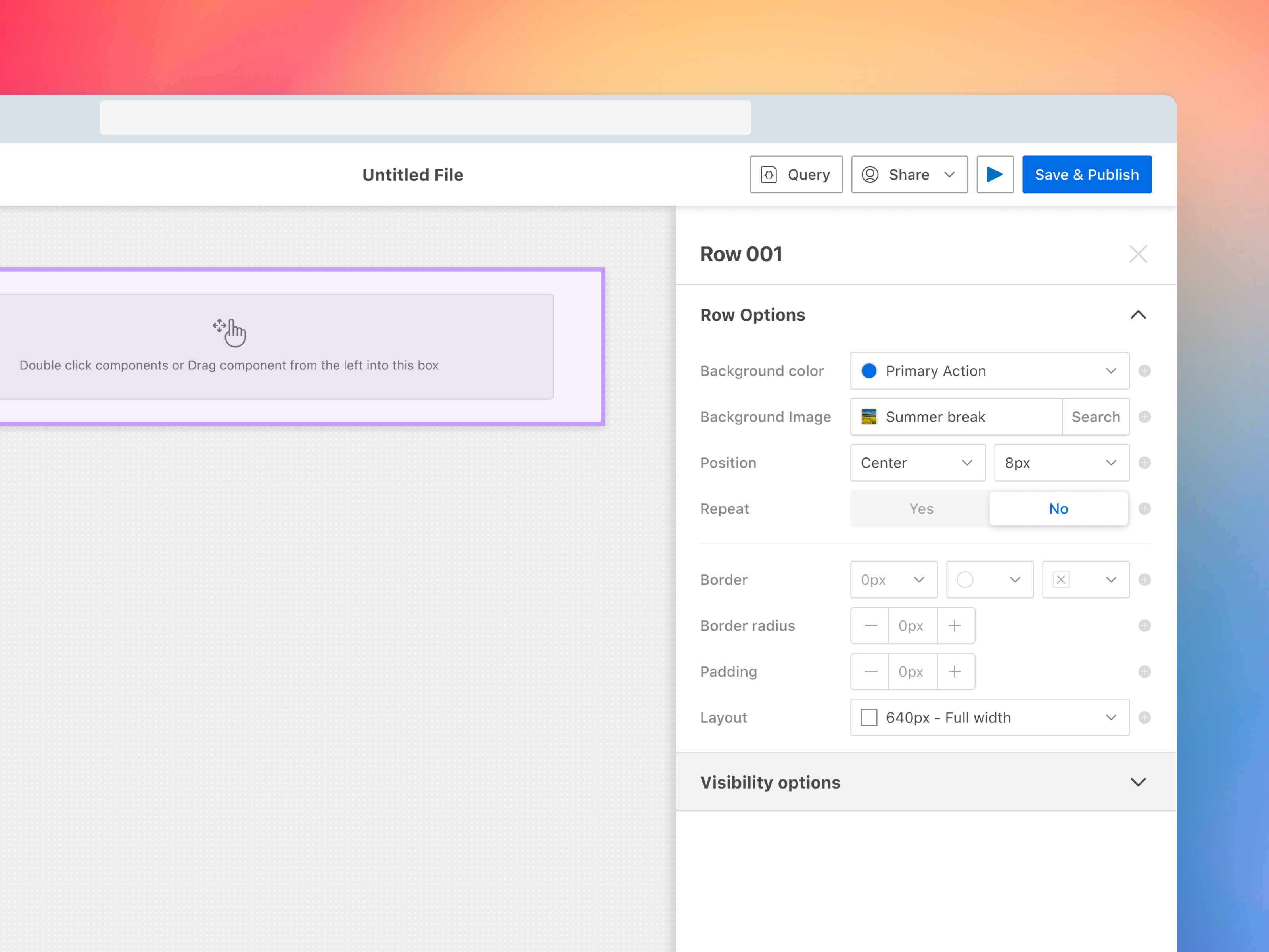 No code email designer - WIP builder canva clean designmodo edittor email framer interface mail chimp no code ui ui design