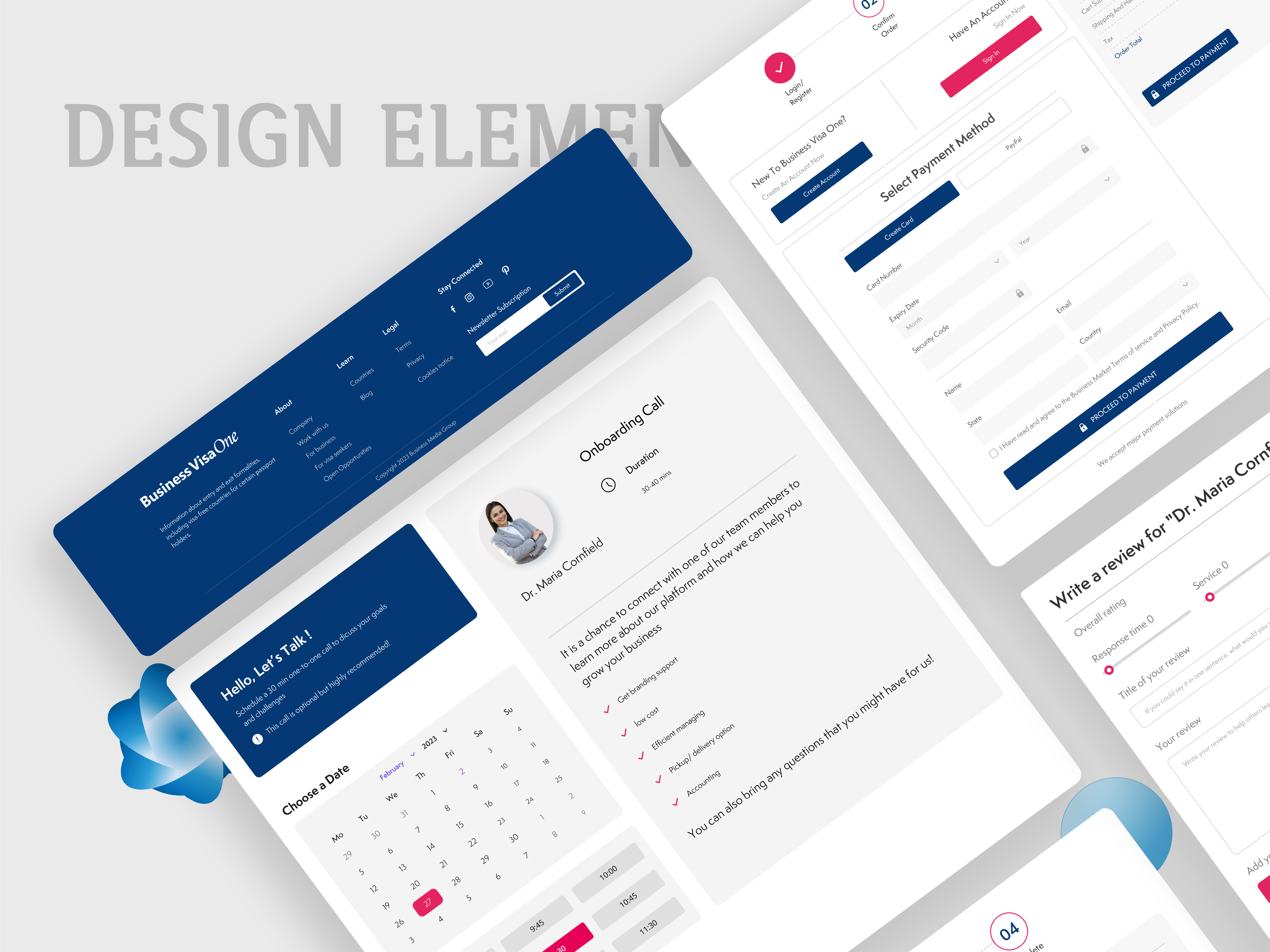 Consulting Web Elements UI Design appointment business web consulting corporate website creative dribbble portfolio elements landing page minimalist modern ui payment methods product design responsive ui services ui design uiux ux research web content web design