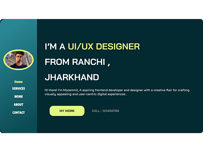 PORTFOLIO LANDING PAGE design explore landing page login ui ux website