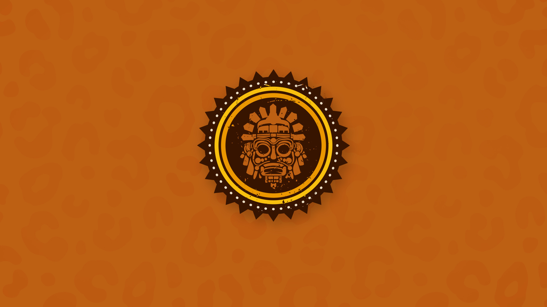 EROSOY aztec aztec sun azteca badge badge design branding erosoy face mask icon latin america latino logo maya mexican mexicano warrior