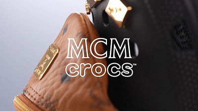 MCM x CROCS 3d animation motion graphics