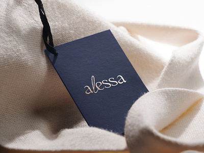 Alessa - Brand identity blue brand brand identity clothing fashion logo logo design logotype mom style visual identity