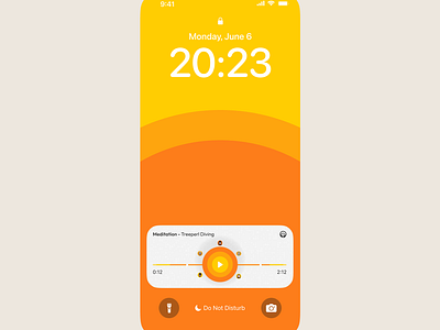 Alternative Userinterface for Headspace graphic design headspace interface meditation ui userinterface