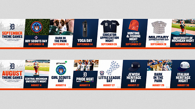 Tigers Giveaway & Theme Games Carousels adobe photoshop baseball creative design detroit detroit tigers graphic design instagram mlb photoshop social media typography