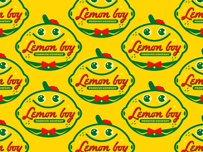 Lemon Boy boy branding illustration illustrator lemon sticker the creative pain vector