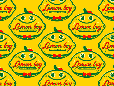 Lemon Boy boy branding illustration illustrator lemon sticker the creative pain vector