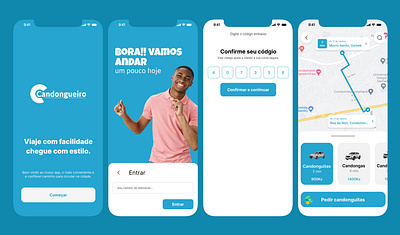 Candongueiro - TaxiApp animation app branding ios iphone taxi taxiapp ui ux