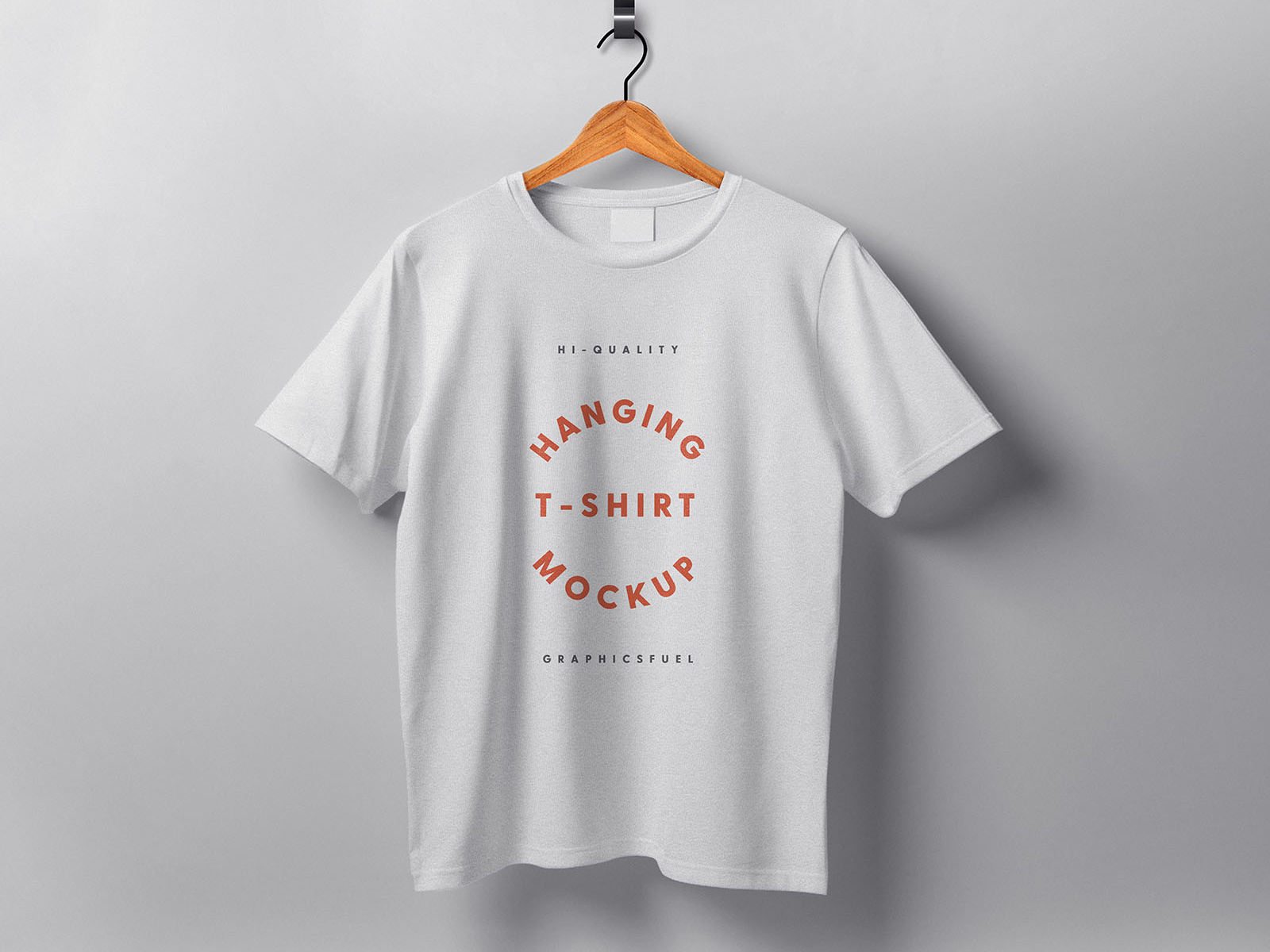 Hanging T Shirt Mockup   Graphicsfuel