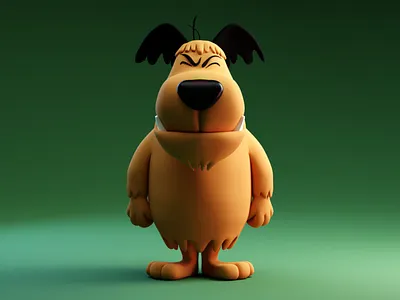 Muttley 3d 3dcharacter 3dmodeling blender character character design muttley
