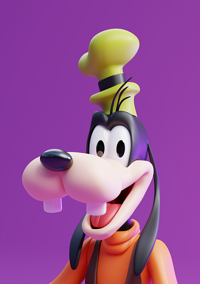 Goofy 3d 3dmodeling blender character character design disney goofy waltdisney