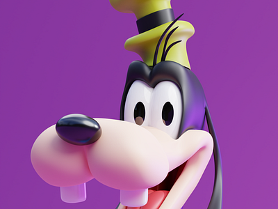 Goofy 3d 3dmodeling blender character character design disney goofy waltdisney