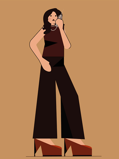 -Hello! This is Monica. design graphic design illustration vector