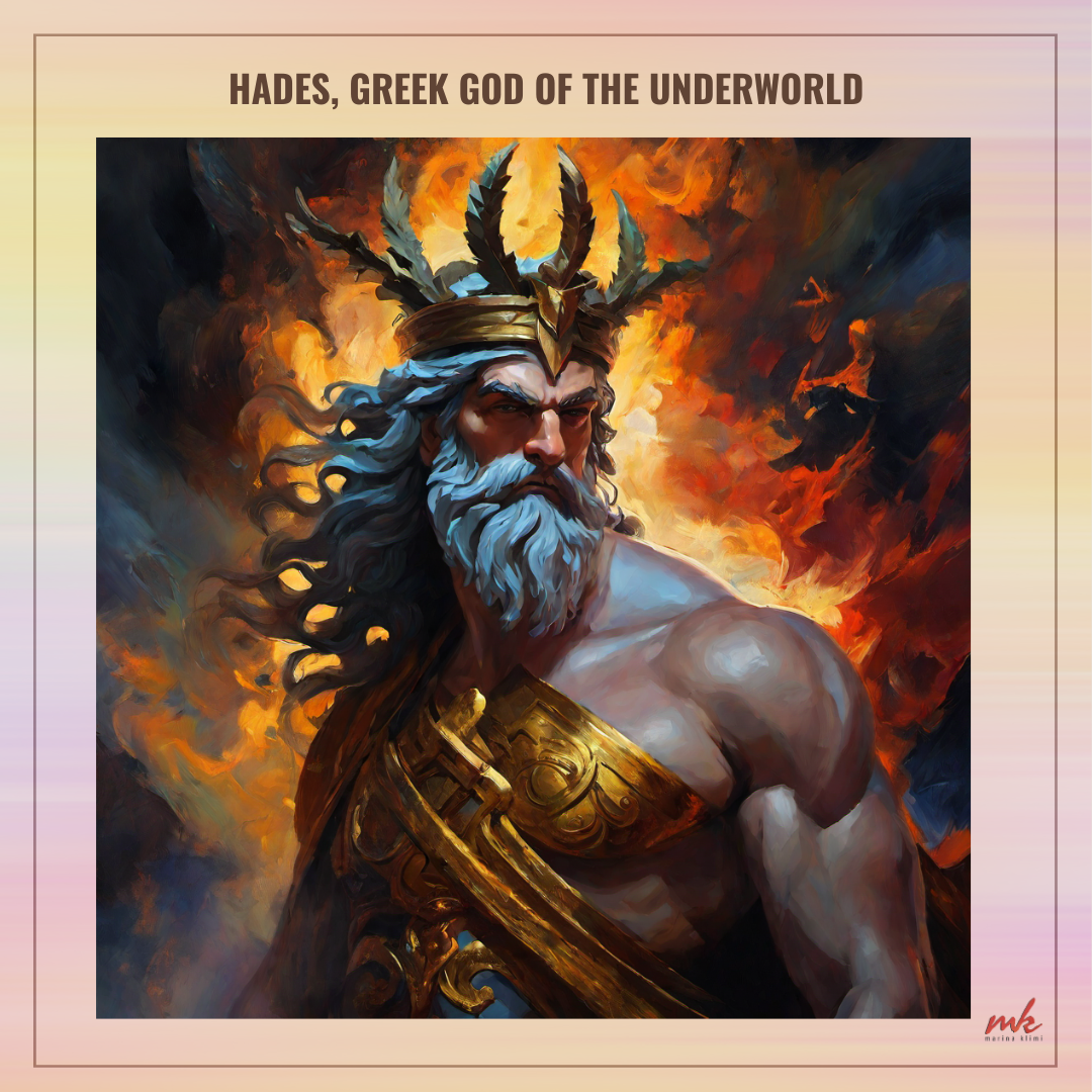 Hades, Greek god of the Underworld. by Marina Klimi on Dribbble