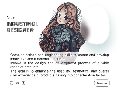 Industrial Designer aesthetics and market demands artistic and engineering skills artistic talent design and development process education engineering skills functional products industrial designer innovative technical expertise unique combination