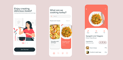 Food App food app ui ui design