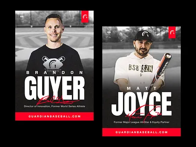 Guardian Baseball Team Player Card Directions art direction athlete baseball cards creative direction design graphic design grid grunge sports texture ui visual design web design