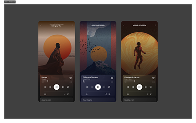 DailyUI #009 | Design a music player android app design dailyui layout music app music player product design spotify ui