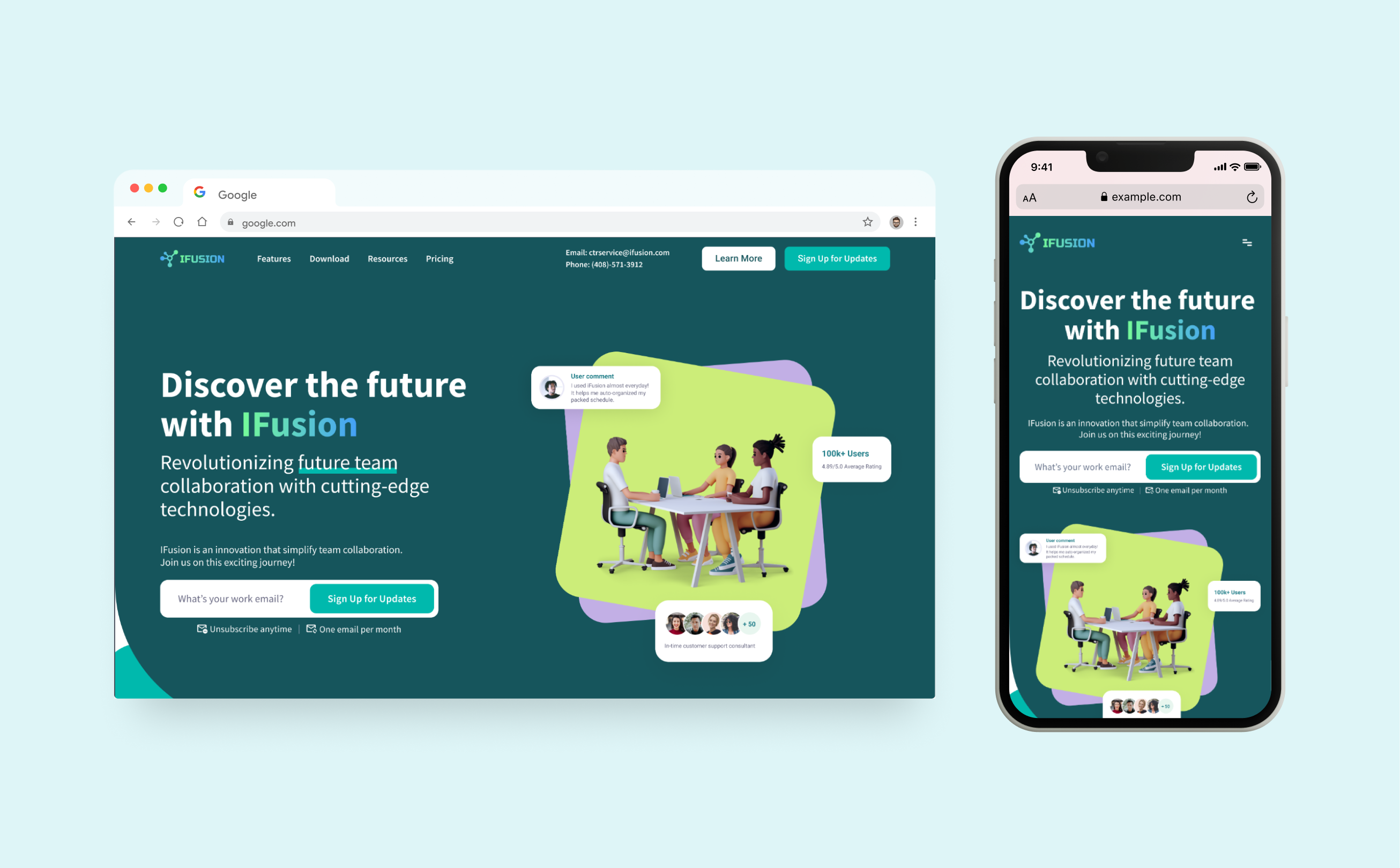Landing Page Design