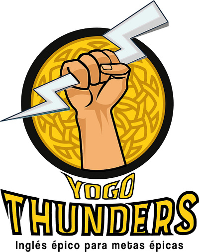Yogo Thunders illustration logo