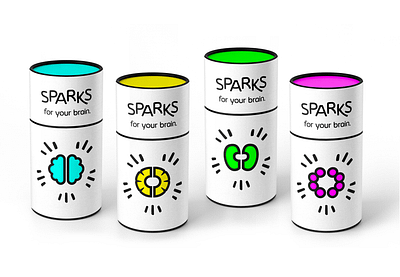 Sparks: Packaging for Nuts & Dried Fruits brand identity branding design graphic design keith haring nuts dried fruits packaging workshop