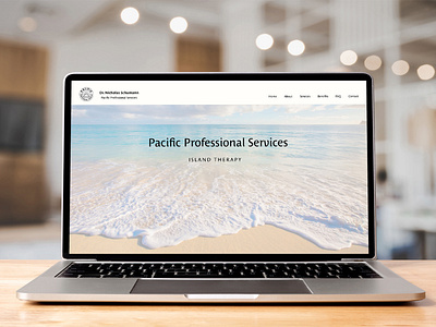 Pacific Professional Services branding design process deck figjam designs mental health website product design website design website design mockups