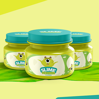 Slime Monster | Brand for Kids branding children design children package childrens illustration colorful design freelance graphic design graphicdesign illustration logo package vector