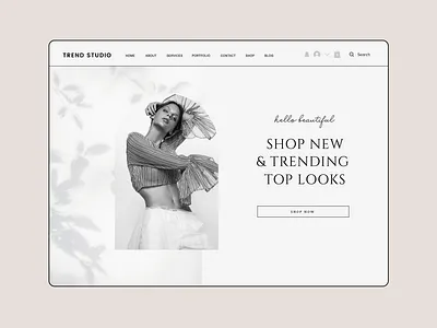 Ecommerce Website Design boho brand branding eccommerce website font logo template typography user experience user interface ux design video visual identity website website design wix wix website template