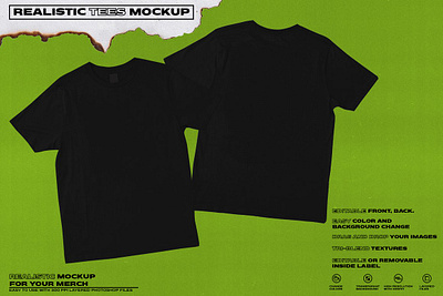 REALISTIC TEE MOCKUP tee shirt mockup