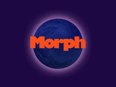 Morph brand identity brand brand identity branding color colour event global graphic design logo logotype orange purple social media striking typography