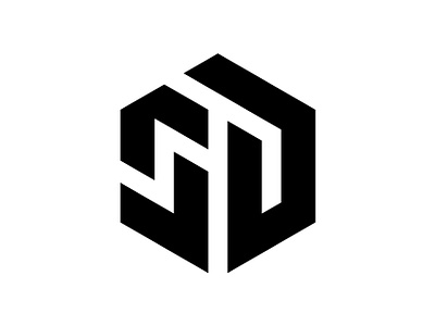 SD brand branding design for sale logo geometric icon identity letter letter sd logo logotype mark sd sd logo symbol typography
