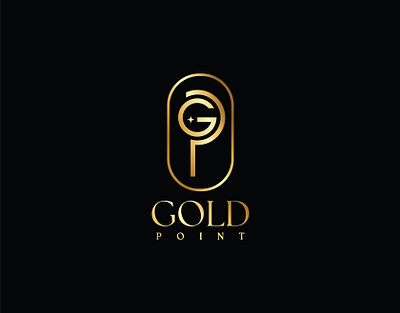 GOLD Point Logo Design 3d animation branding business business card card design graphic design illustration logo motion graphics typography ui ux vector