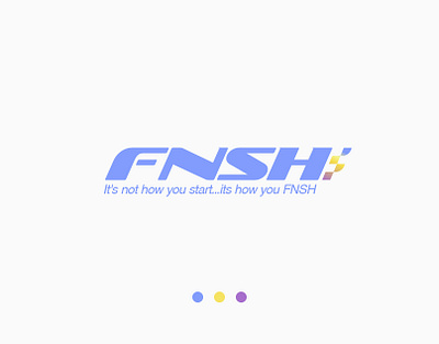 FNSH Bottled Water Logo Concept bottled water branding checker flag finish logo graphic design logo