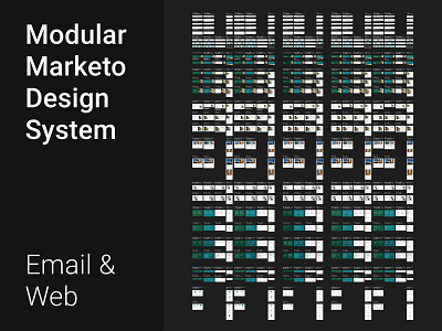 Marketo Design System for Email and Landing Pages design system email marketo ui ui design
