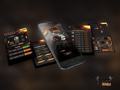 Boss Royale - Mobile Game app blockchain dapp defi design figma gaming mobile play2earn ui