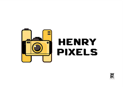 Henry Pixels Logo branding graphic design illustration logo