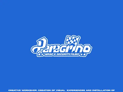 Peregrino Graphic blue brandign cars garage race sprint vinil wrap