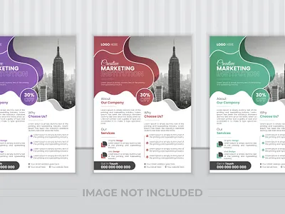 Corporate Business Flyer and Brochure Design Template branding business business flyer clean corporate design flyer flyer design graphic design illustration logo minimal ui