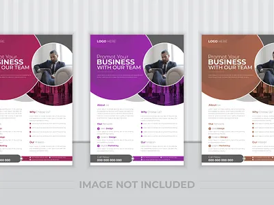 Corporate Business Flyer and Brochure Design Template business business flyer clean corporate design flyer flyer design illustration logo minimal ui