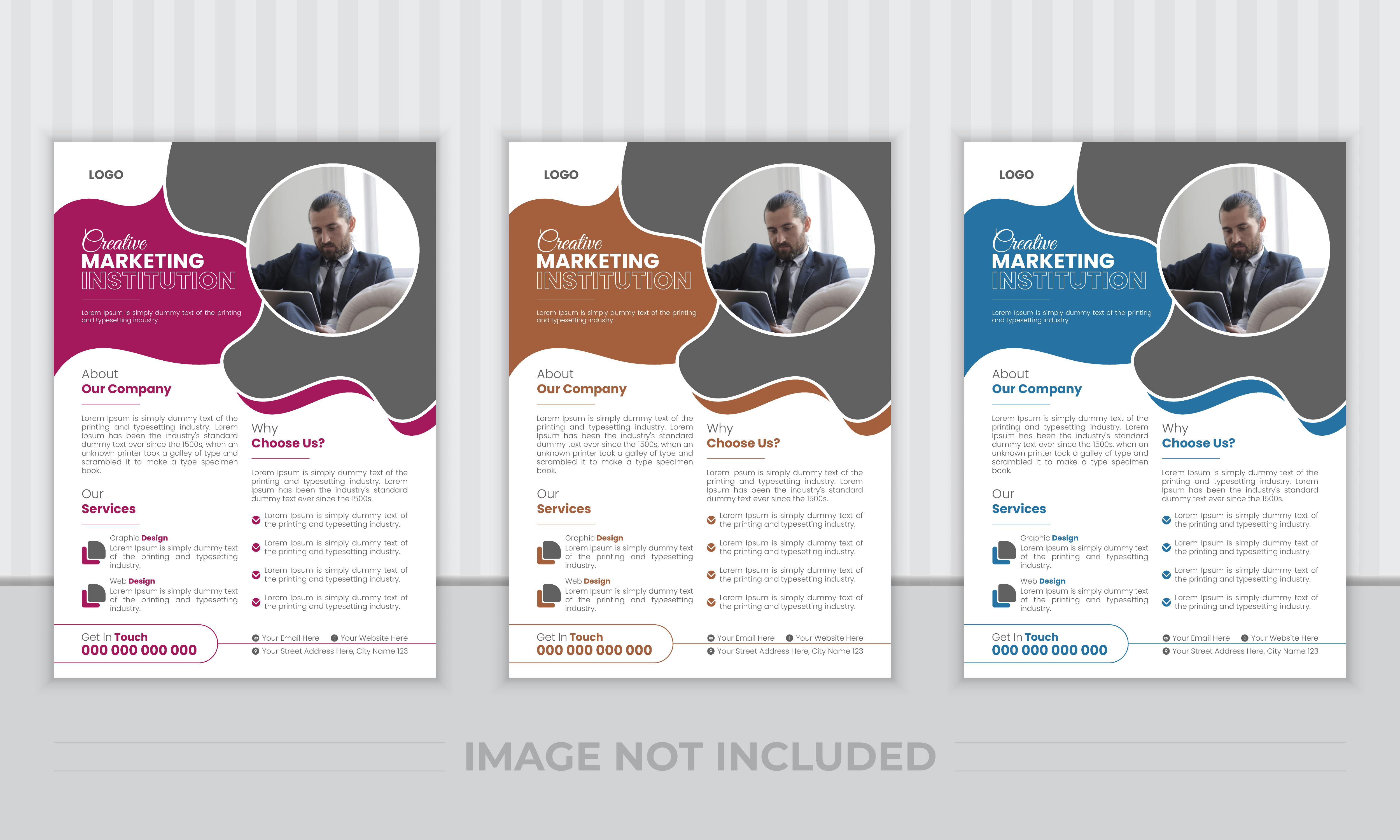 Corporate Business Flyer and Brochure Design Template business business flyer clean design flyer flyer design illustration logo minimal ui