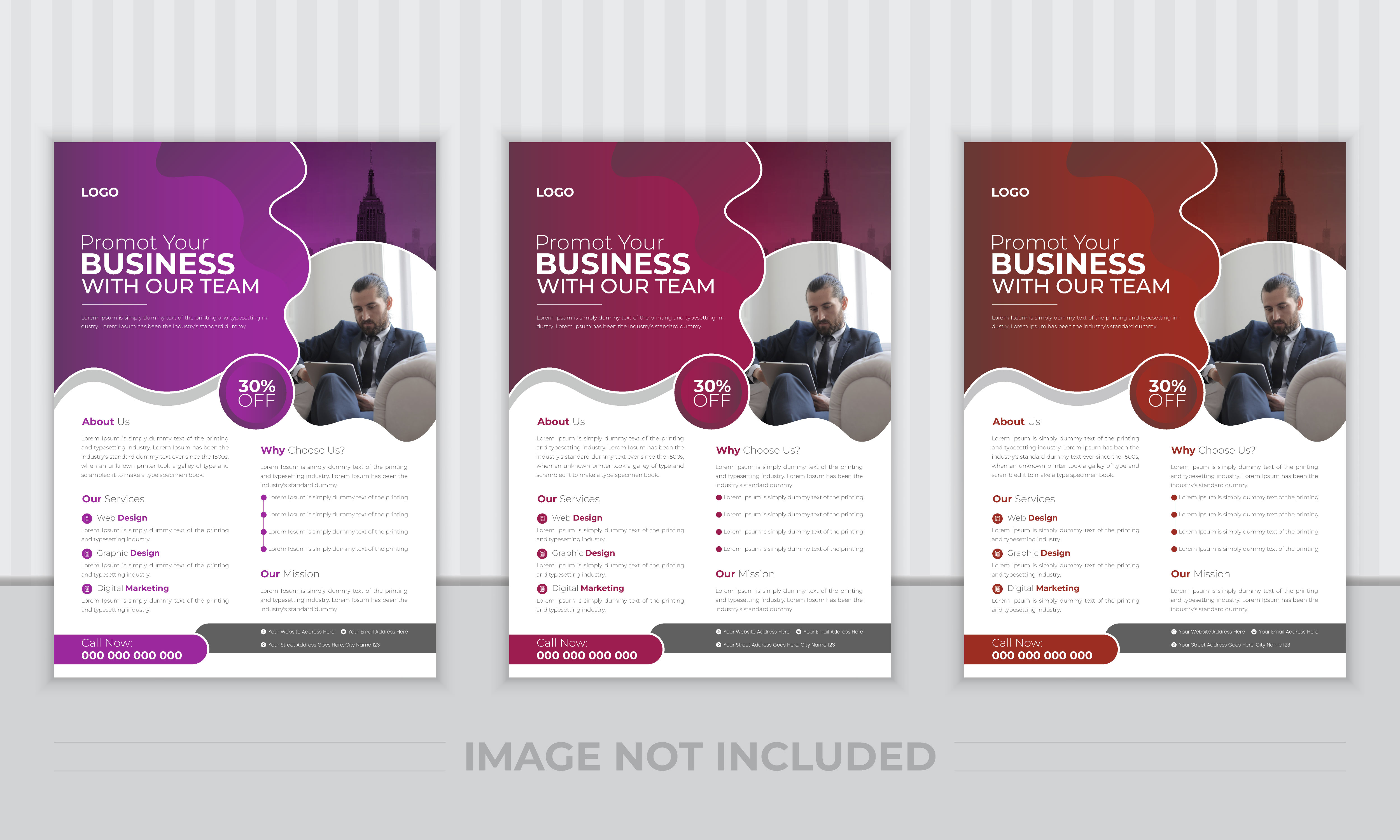 Corporate Business Flyer and Brochure Design Template branding business business flyer clean corporate design flyer flyer design graphic design illustration logo minimal template ui